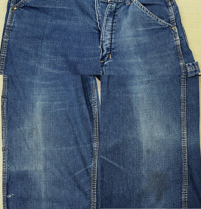 楽天市場】【中古】ELY 60S ビンテージ ペインターパンツ 激ヒゲ W32 