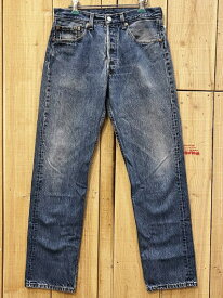 【中古】美品 リーバイス501 古着 ヒゲ LEVIS501 90S MADE IN USA W31×L31 米国製