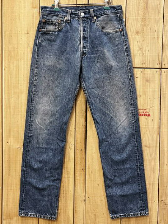 楽天市場】【中古】美品 リーバイス501 古着 ヒゲ LEVIS501 90S MADE 