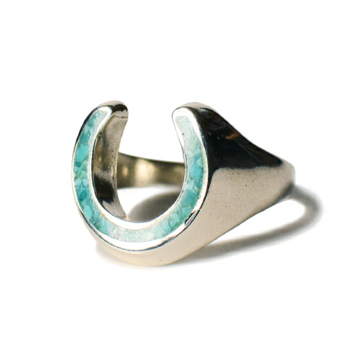 楽天市場】CALIFOLKS HORSESHOE INLAY RING ホースシュー ターコイズ 