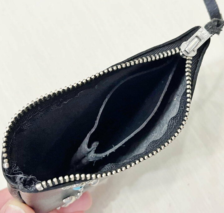 楽天市場】HTC財布 ウォレット ブラック フラワースタッズ ターコイズ 