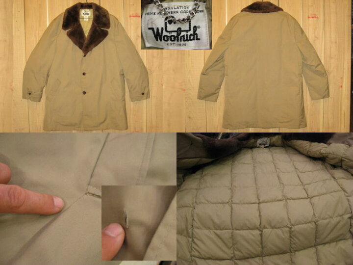 楽天市場】大きいサイズ 古着 WOOLRICH ウールリッチ ダウンコート XL  