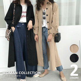 楽天市場 ステンカラーコート レディース ロングの通販