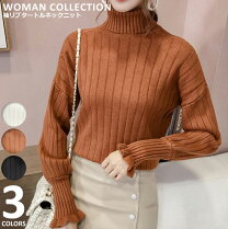楽天市場】タートル フリル（ニット・セーター｜トップス  