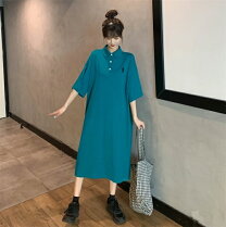 楽天市場】襟付き ワンピース（カラーグリーン）（ワンピース 