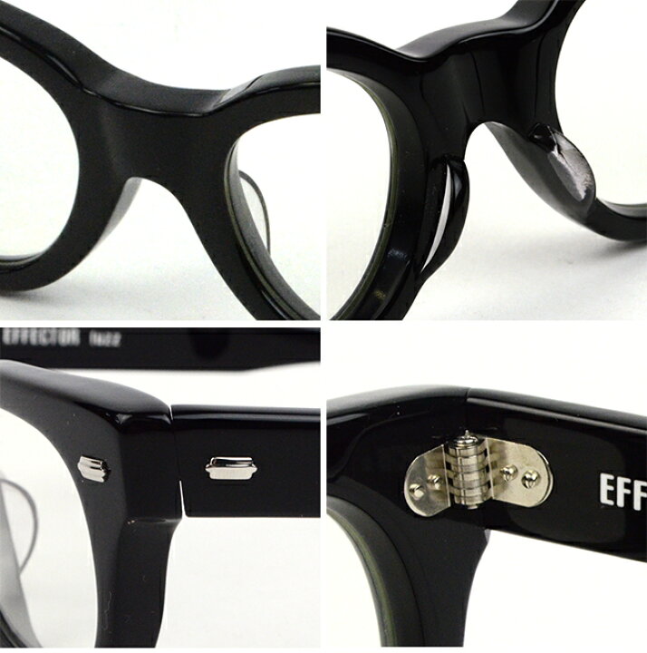 楽天市場】エフェクター EFFECTOR fuzz ファズ ブラック メガネ 眼鏡 