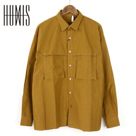 ヒューミス HUMIS ビッグシルエットトランスフォームドミリタリーシャツ BIG SILHOUETTE TRANSEFORMED MILITARY SHIRTS M-SH801 2017AW