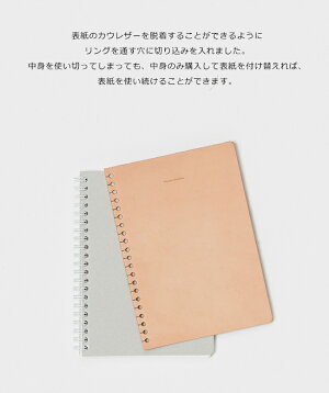 エンダースキーマHenderSchemeリムーバブルリングノートremovableringnoteA5nc-rc-na5