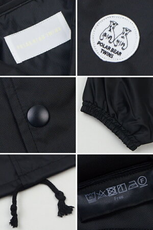 ジュンハシモトjunhashimotoポーラーベアーツインズPOLARBEARTWINSコーチジャケットCOACHJACKETP041910001
