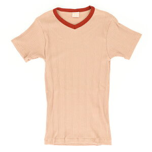 ]GEJ MAISON EUREKA _uVlbNTVc RANDOM RIB V NECK TEE