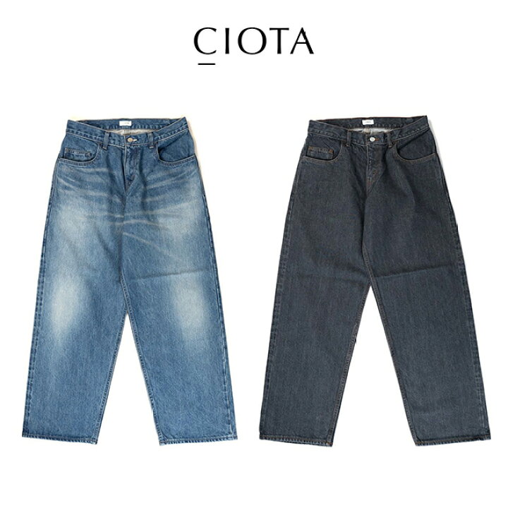 楽天市場】CIOTA(シオタ) Baggy 5 Pocket Pants バギー5ポケットパンツ 