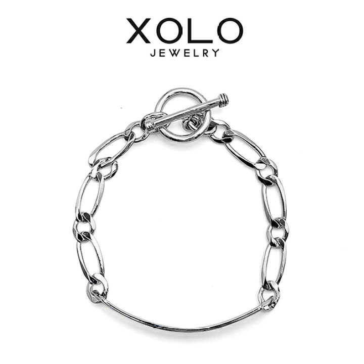 楽天市場】XOLO(ショロ) ID Oval Mutual Link Bracelet 6mm ID 