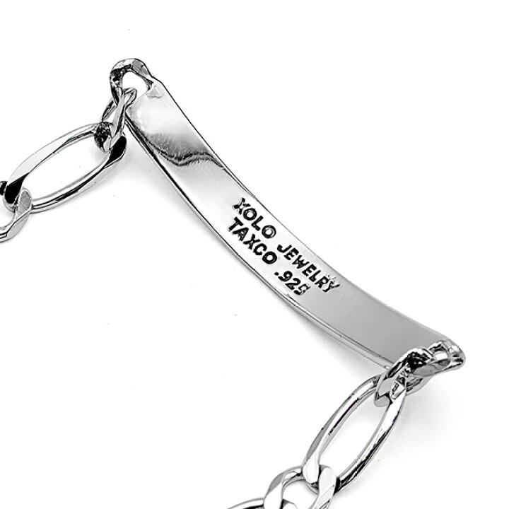 楽天市場】XOLO(ショロ) ID Oval Mutual Link Bracelet 6mm ID 