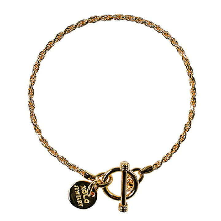 楽天市場】XOLO(ショロ) Twist Link Bracelet 1.5mm 24K coating 