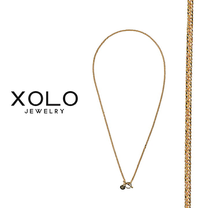 楽天市場】XOLO(ショロ) Flat Link Necklace 24K coating フラット 