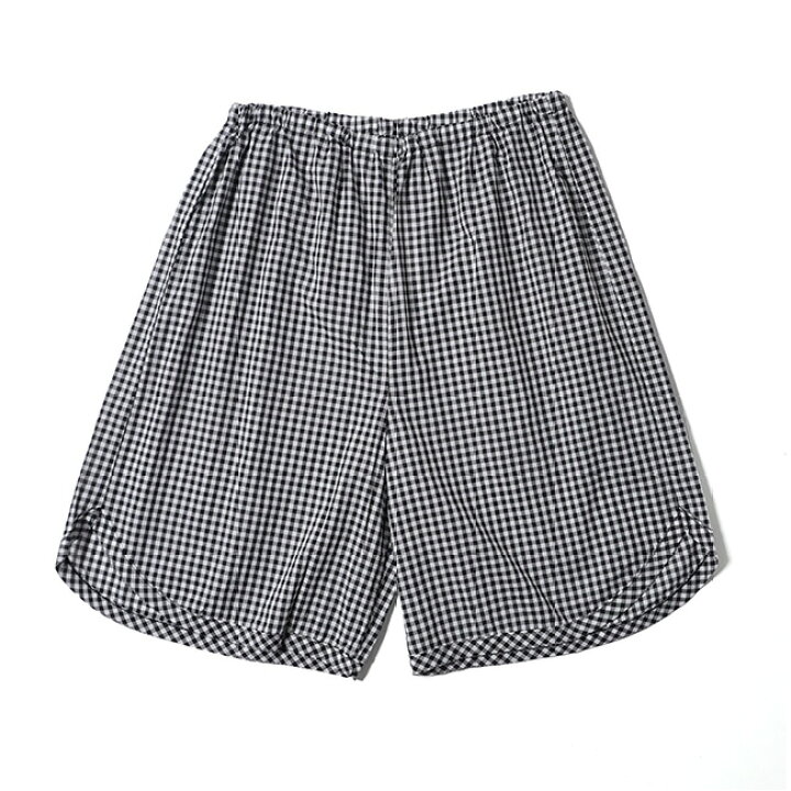 楽天市場】homspun ホームスパン 80/1ギンガム＆無地 ショートパンツ 
