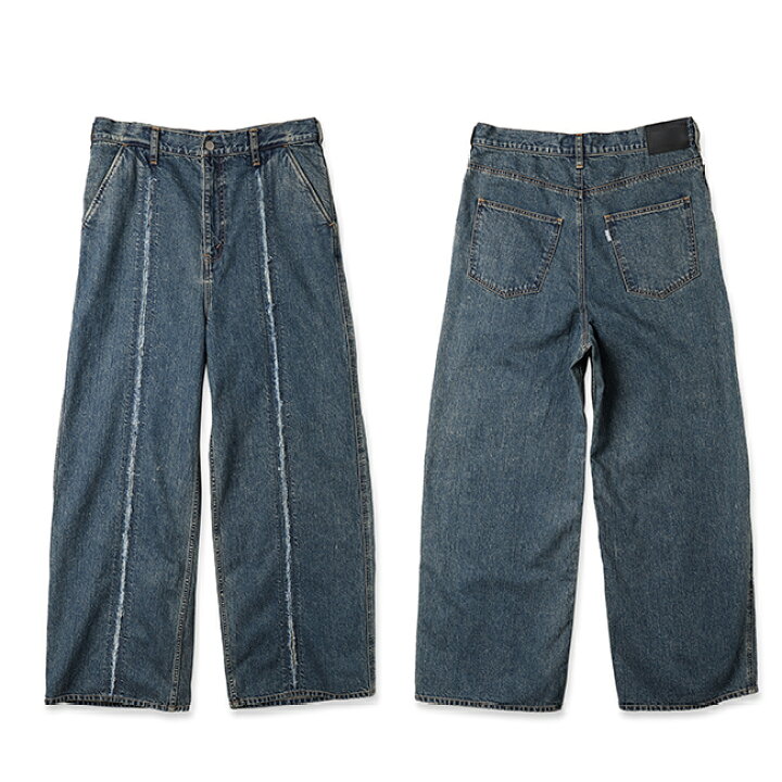 楽天市場】JieDa(ジエダ) CUTTING WIDE DENIM カッティングワイド 
