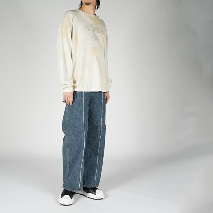 楽天市場】JieDa(ジエダ) CUTTING WIDE DENIM カッティングワイド 