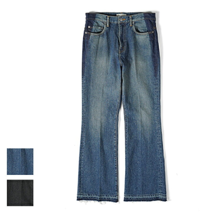 楽天市場】JieDa(ジエダ) USED FLARE DENIM PANTS ユーズドフレア 