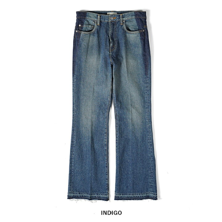 楽天市場】JieDa(ジエダ) USED FLARE DENIM PANTS ユーズドフレア 