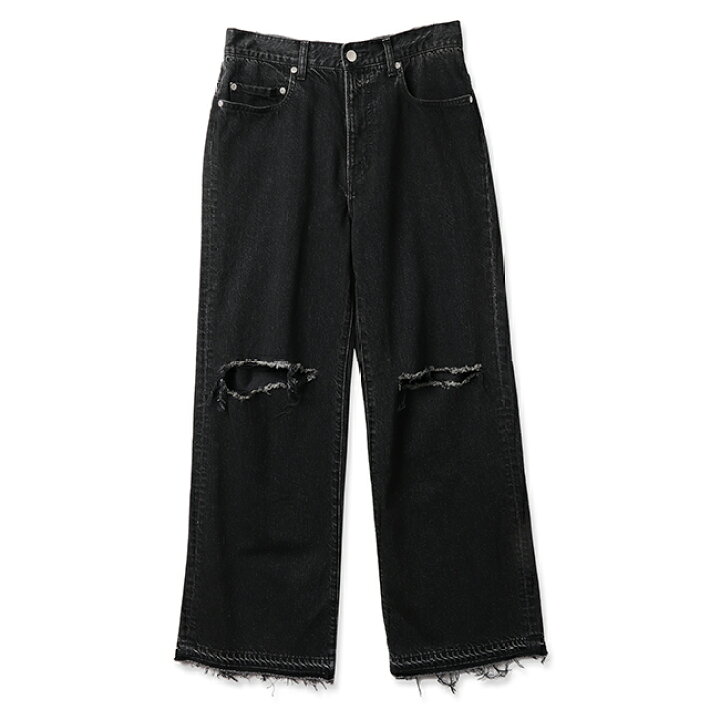 楽天市場】JieDa(ジエダ) DAMAGE LOOSE FIT DENIM ダメージルーズ 