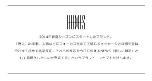 ヒューミスHUMISアドベンチャーラグランスリーブロングTシャツADVENTURERAGRANSLEEVELONGT-SHM-TO11012019春夏