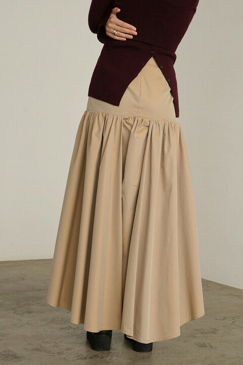 楽天市場】CLANE(クラネ) VOLUME GATHER SKIRT ボリュームギャザー 