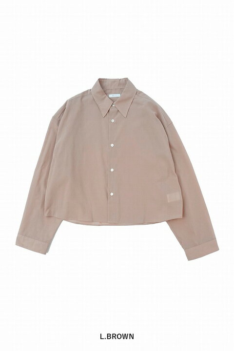 楽天市場】MY___(マイ) CROPPED SHIRT クロップドシャツ 241-61301 