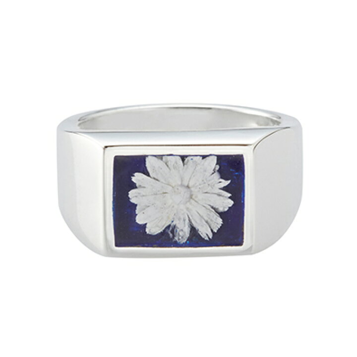 楽天市場】XOLO(ショロ) Signet Ring with Deep Blue Flower 