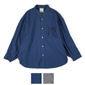 refomed(リフォメッド) WRIST PATCH WIDE SHIRT CHAMBRAY リストパッチワイドシャツ シャンブレー RESH-006