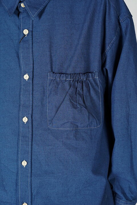 楽天市場】refomed(リフォメッド) WRIST PATCH WIDE SHIRT CHAMBRAY 
