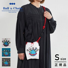 Ball & Chain(ボールアンドチェーン) SNOOPY SPACE(スヌーピースペース) Small Size 326203 刺繍 ポーチ 送料無料 即日発送 エコバッグ ストラップ ショルダーバッグ