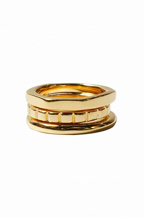 楽天市場】XOLO(ショロ) Triple with Cushion Ring -Gold- トリプル