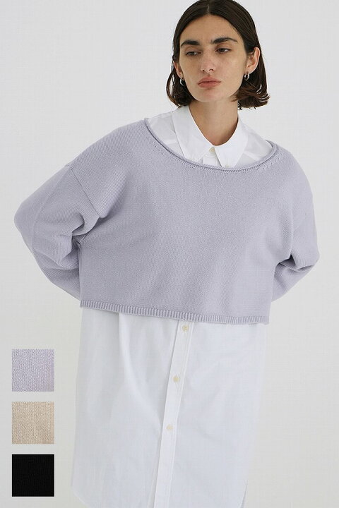楽天市場】CLANE(クラネ) ROLL NECK SHORT KNIT TOPS ロールネック 