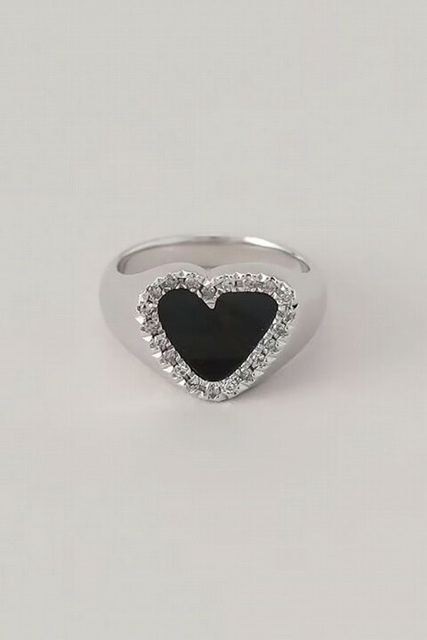楽天市場】PREEK(プリーク) DIAMOND HEART STONE RING SILVER 