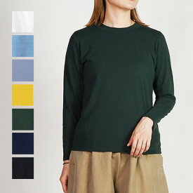 homspun ホームスパン 30/1天竺 長袖Tシャツ カットソー 6616