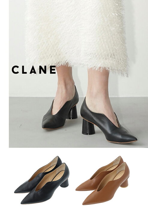 楽天市場】CLANE(クラネ) POINTED WAVE PUMPS ポインテッド 