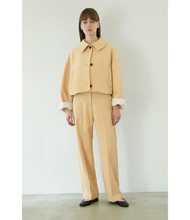 楽天市場】CLANE(クラネ) BULKY SLEEVE CROPPED JACKET バルキー 
