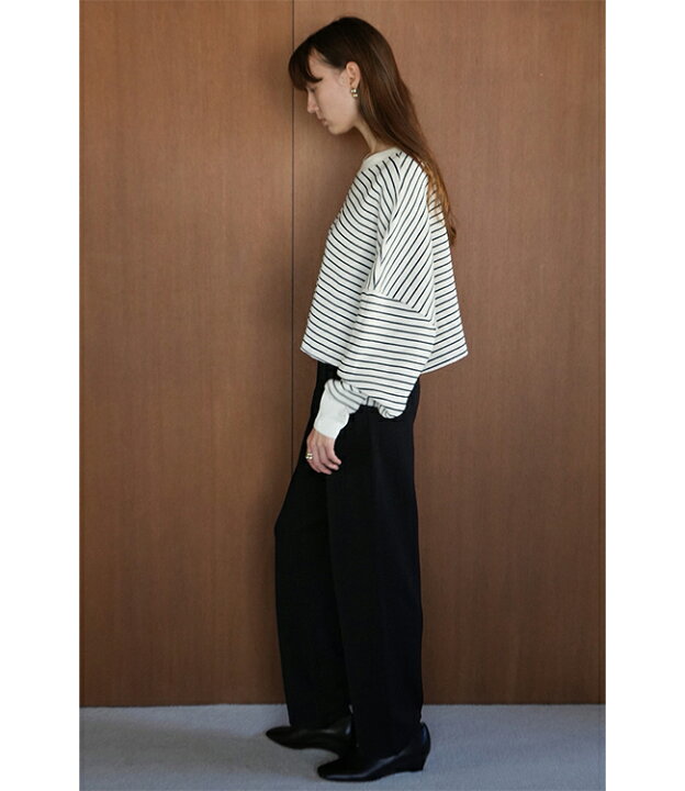 楽天市場】CLANE(クラネ) THERMAL CROPPED TOPS サーマルクロップド 