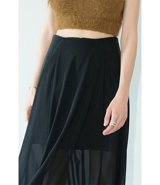 楽天市場】CLANE(クラネ) SHEER FLARE MERMAID SKIRT シアーフレア 