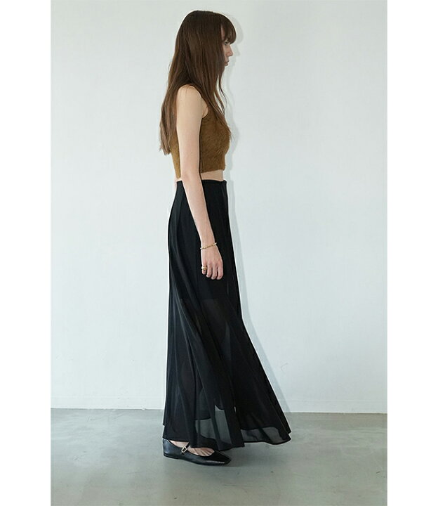 楽天市場】CLANE(クラネ) SHEER FLARE MERMAID SKIRT シアーフレア 
