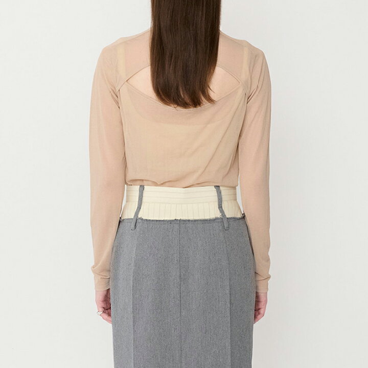 楽天市場】JANE SMITH(ジェーンスミス) SHEER BACK OPEN PULLOVER  