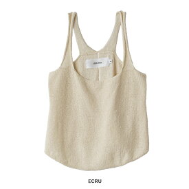 JANE SMITH(ジェーンスミス) 7G COTTON SILK KNIT TANK TOP コットンシルクニットタンクトップ 24SKN-#311L