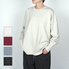 homspun ホームスパン 40/2天竺　長袖プルオーバー　長袖カットソー　6337