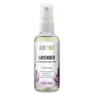 AURA CACIA �����N�V���O ���x���_�[�~�X�g �{�f�B�[&���[�� 118ml�i4floz�j �I�[���J�V�A Relaxing Lavender Room & Body Mist 4floz 118ml�y�����񂹏��i�z�y���킹�Ĕ��������z