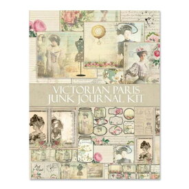 【洋書】ヴィクトリアン・パリ・ジャンク・ジャーナル・キット Victorian Paris Junk Journal Kit コラージュ スクラップブック シャビーシック