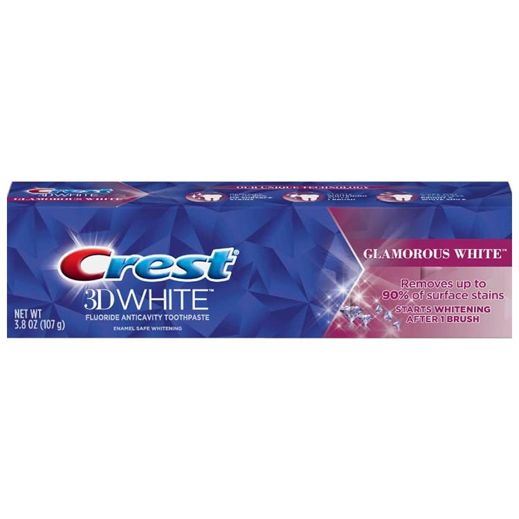 お歳暮お歳暮クレスト 3Dホワイト グラマラスホワイト 歯磨き粉 ミント 107g (3.8 Oz) Crest 3D White Glamorous  White Toothpaste 白い歯 健康的な歯 エナメル質の強化 デンタルケア