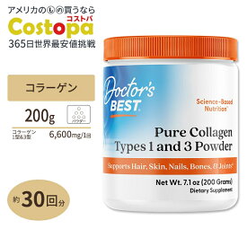コラーゲン タイプ1＆3 200g Doctor's BEST（ドクターズベスト） Best Collagen Types 1 & 3 powder 200g