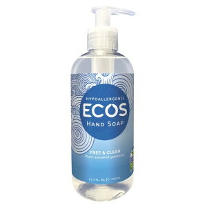 �G�R�X �A�[�X�t�����h���[ �t���[���N���A ��h�� �n���h�\�[�v 340mL ECOS Earth Friendly Products Free & Clear Hypoallergenic Hand Soap 11.5 fl. oz. �y�����񂹏��i�z