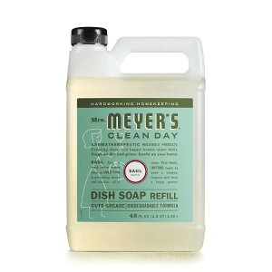 �~�Z�X�}�C���[�Y �N���[���f�C �o�W�� �H��p��� �l�֗p 1420mL Mrs. Meyer's Clean Day Basil Dish Soap Refill 48 fl. oz. �y�����񂹏��i�z